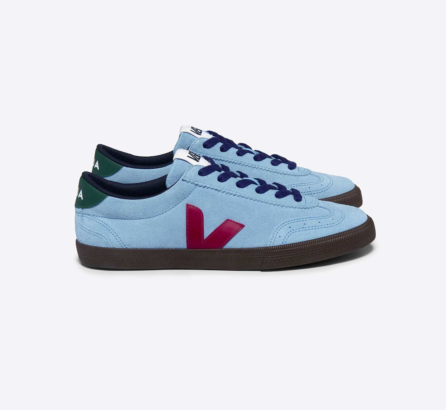 VOLLEY SUEDE AQUA MARSALA EAGLE LATERAL