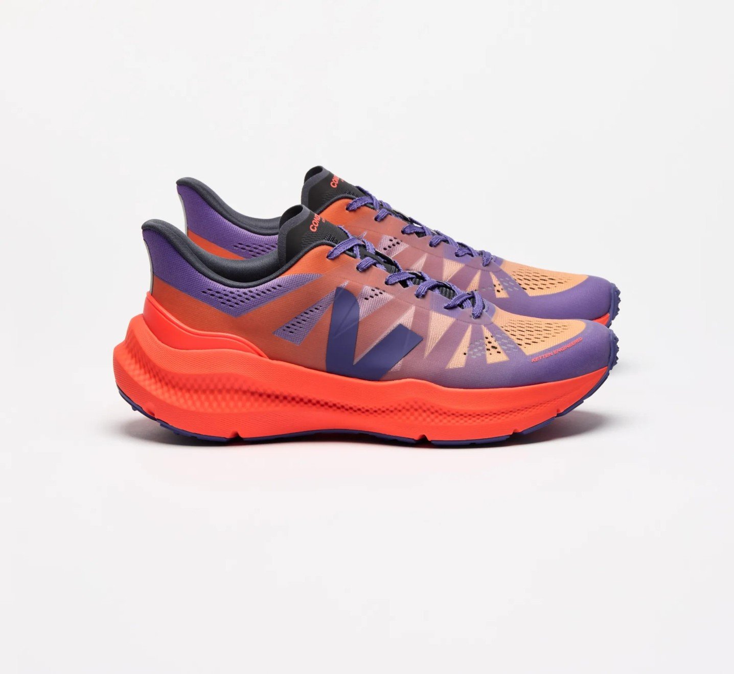 Tênis VEJA Feminino Condor 3 Advanced Engineered Mesh Gradient Purple Orange VEJA - VERT Oficial